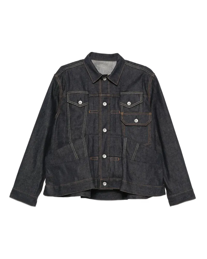 Sacai Jacke mit aufgesetzten Taschen - Blau Blau