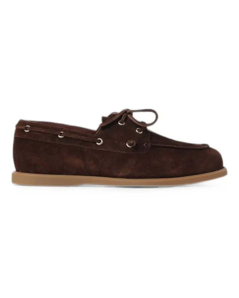 Etro Segelschuhe mit Paisley-Print - Braun Braun
