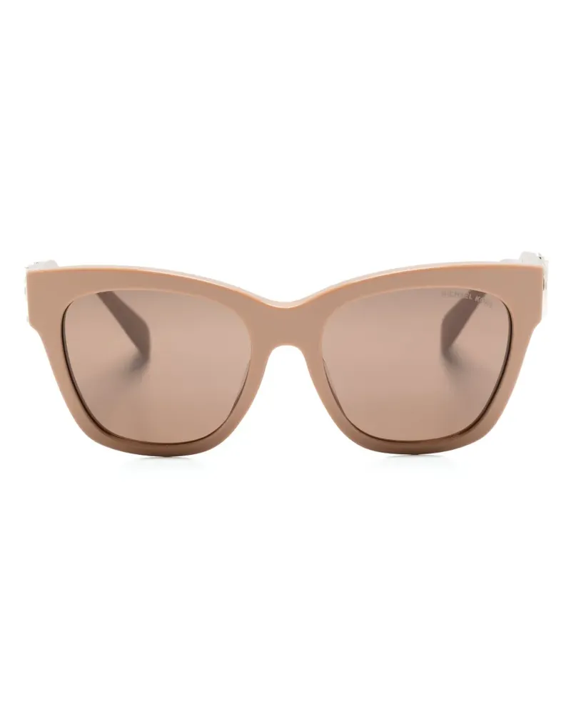 Michael Kors Eckige Empire Sonnenbrille - Nude Nude