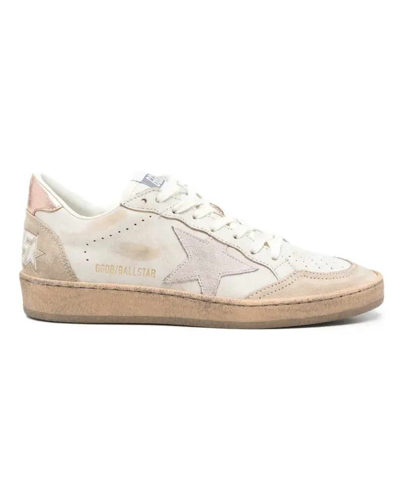 Golden Goose Ball Star Sneakers im Used-Look - Nude Nude