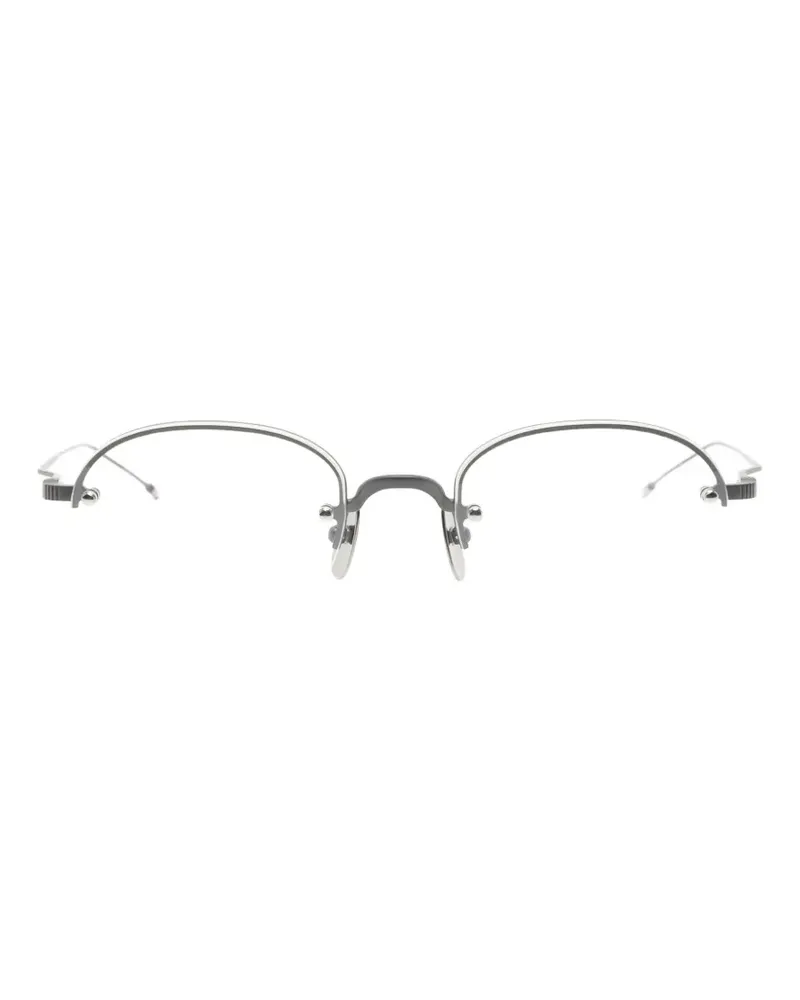 Thom Browne round-frame glasses - Grau Grau