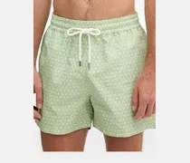 Rio Badeshorts mit Mikro-Print - Grün