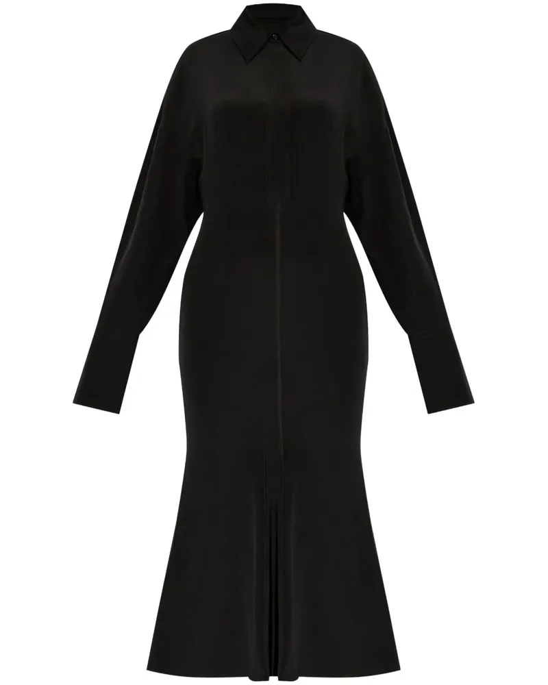 SPORTMAX Oltre Midikleid - Schwarz Schwarz