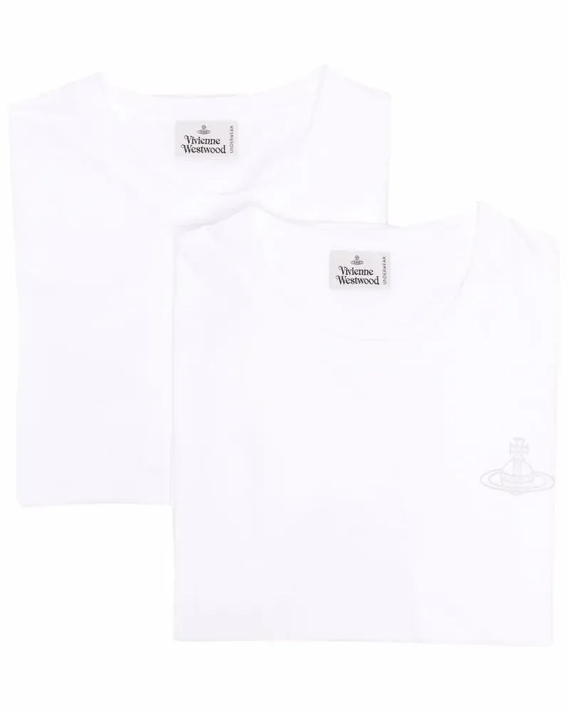 Vivienne Westwood T-Shirts mit Logo (2er-Set) - Weiß Weiß