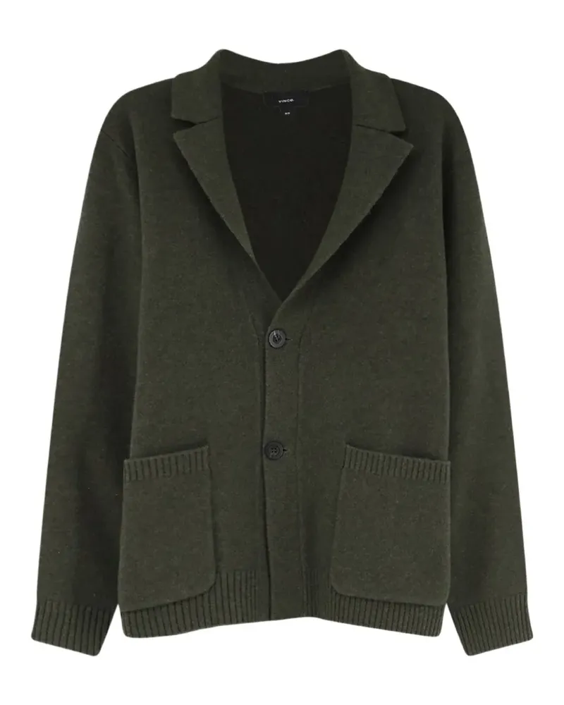 Vince Cardigan mit fallendem Revers - Grün Grün