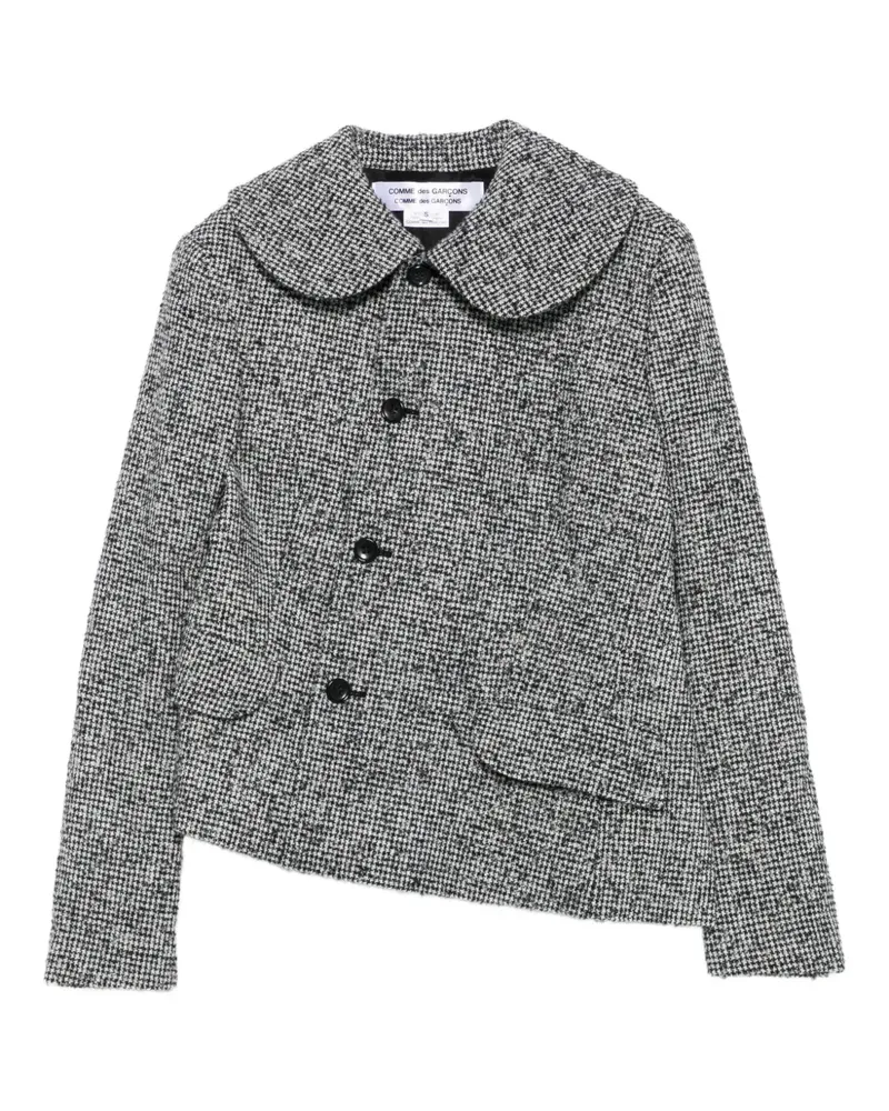 Comme des Garçons Sakko mit Hahnentrittmuster - Grau Grau
