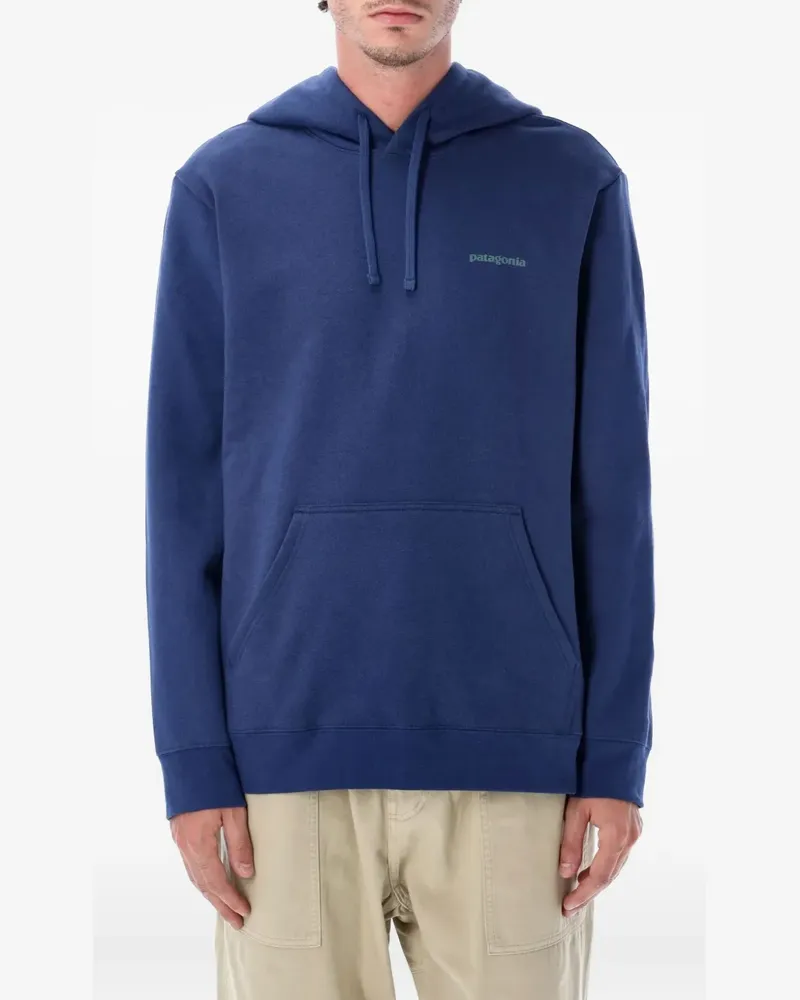 Patagonia Boardshort Logo Uprisal Hoodie mit Kordelzug - Blau Blau