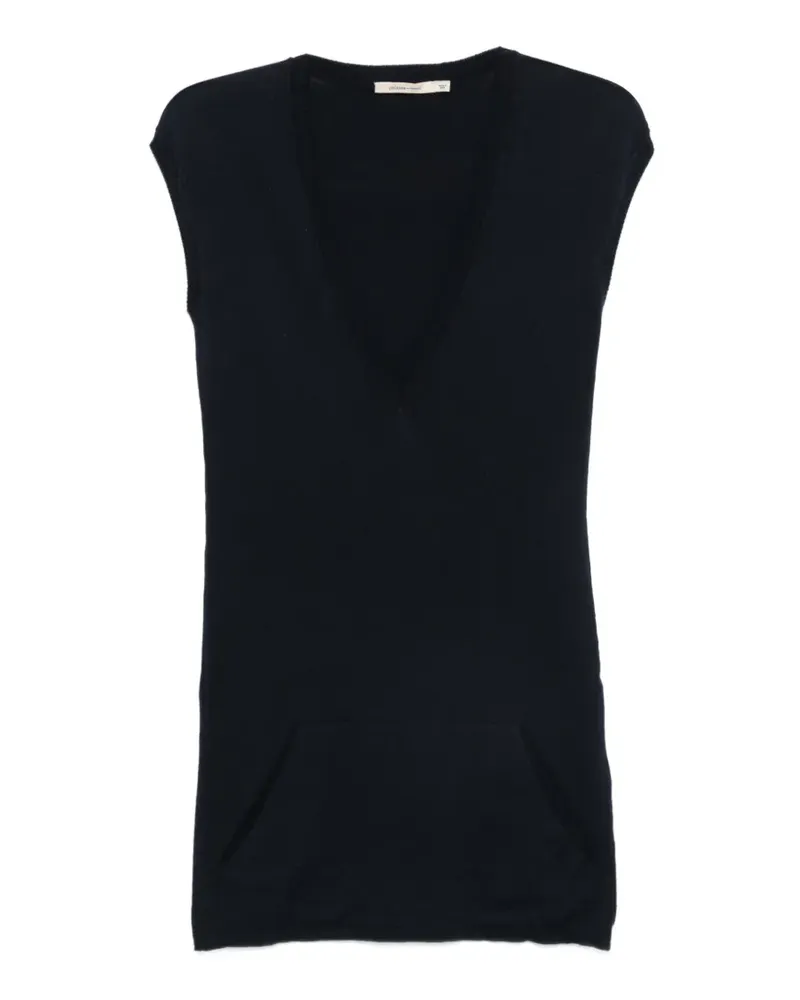 Paloma Wool Hari Strickoberteil mit V-Ausschnitt - Blau Blau