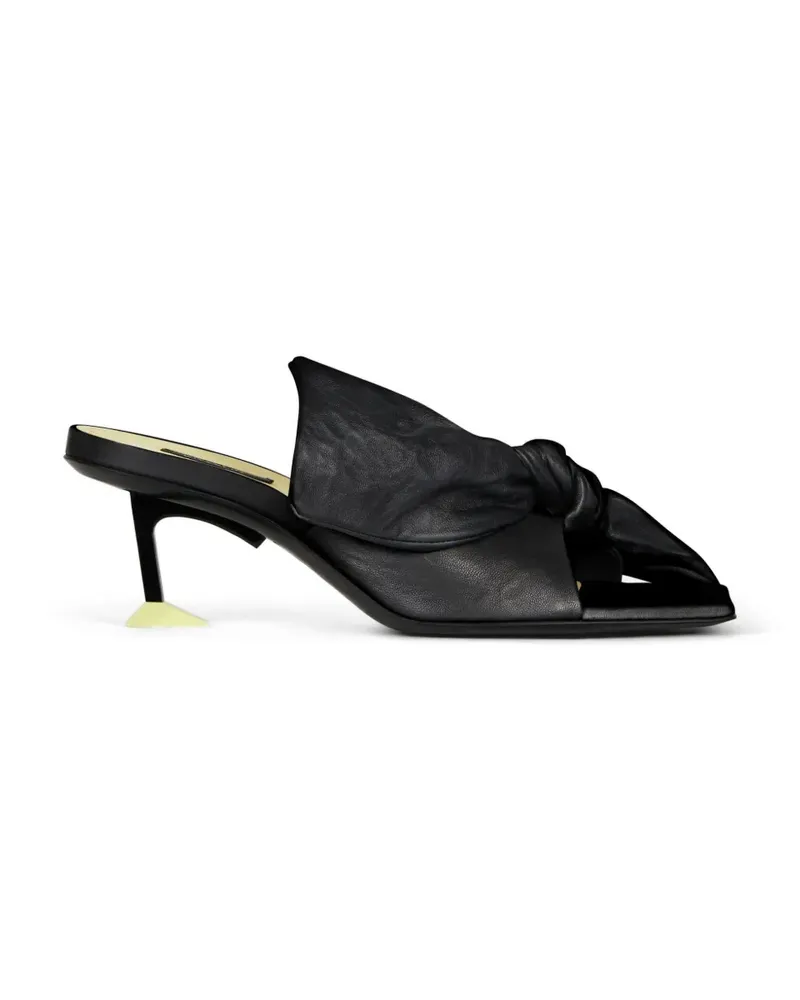 Givenchy Boudoir knot-detail square-toe sandals - Schwarz Schwarz