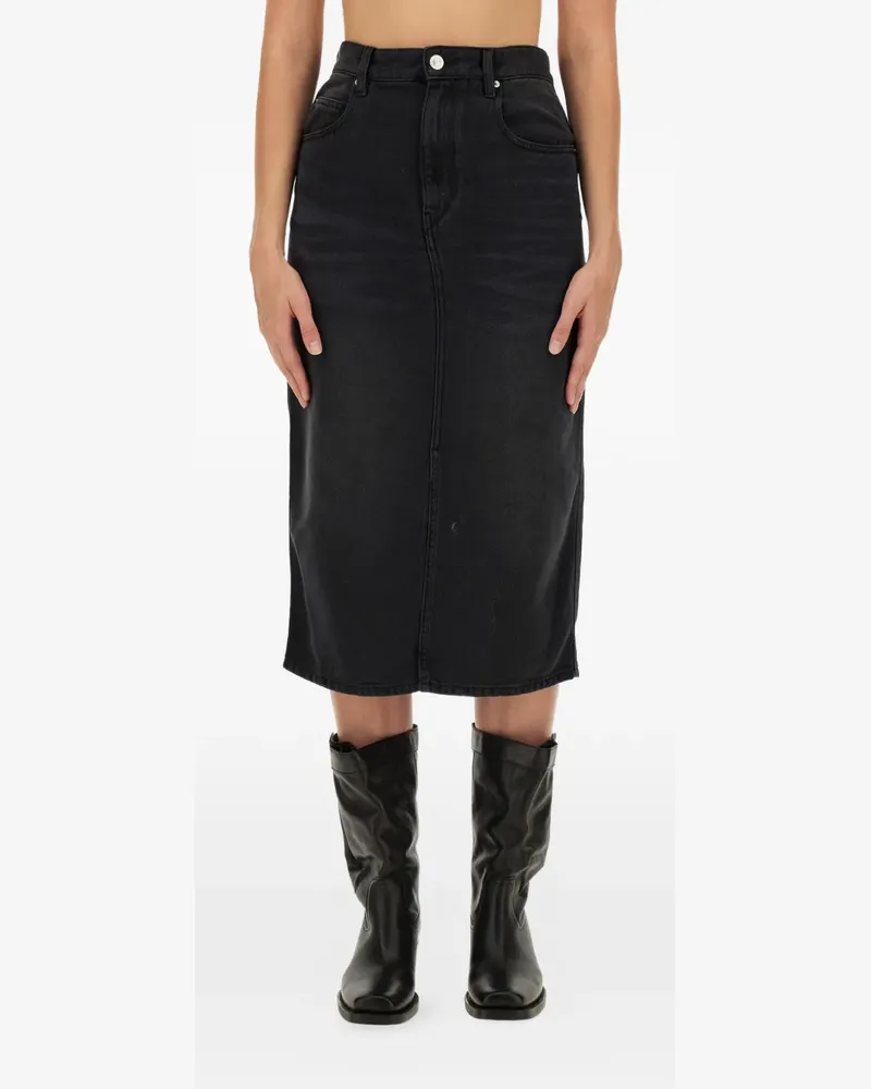 Isabel Marant front slit skirt - Schwarz Schwarz