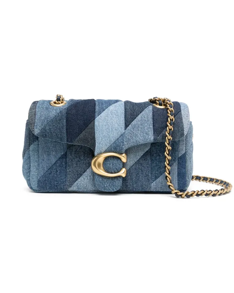 Coach Kleine Umhängetasche mit Steppung - Blau Blau