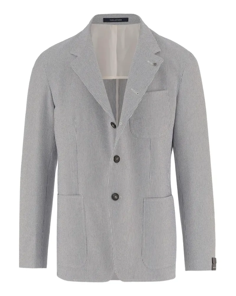 Tagliatore striped blazer - Weiß Weiß