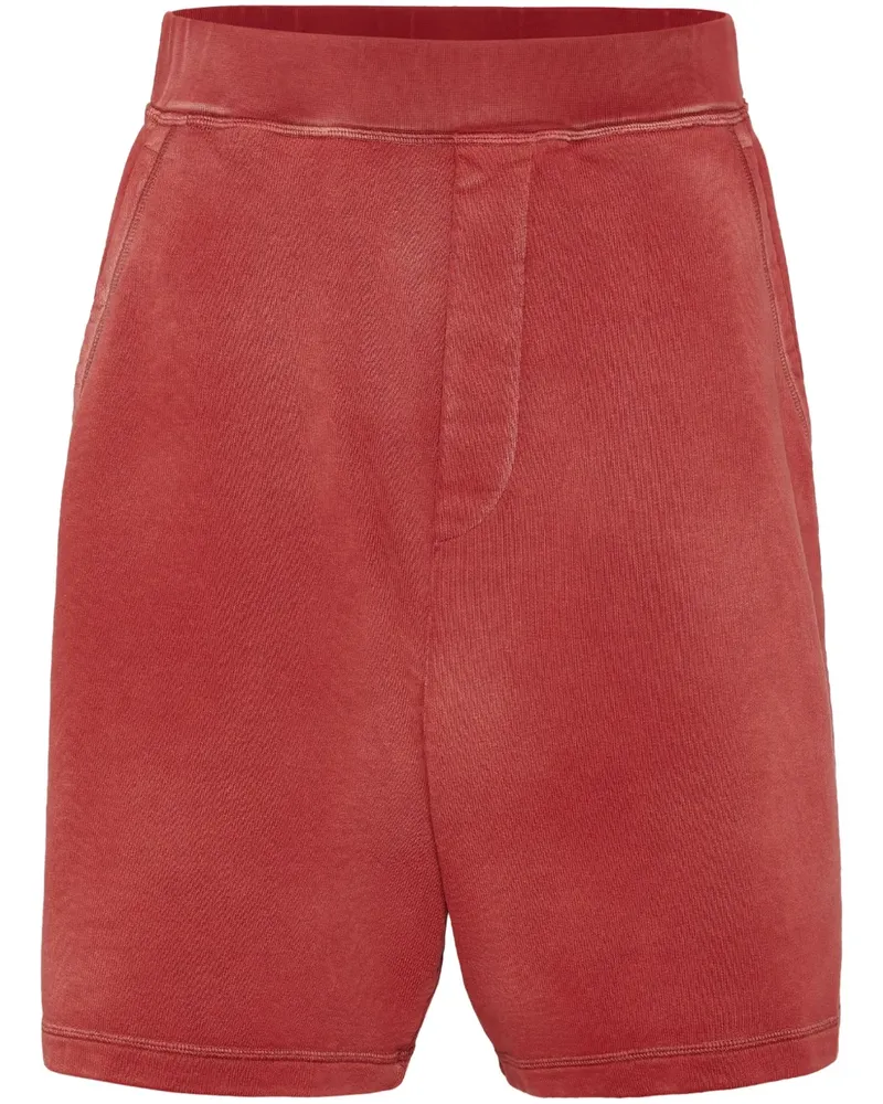 Dsquared2 Joggingshorts mit Logo-Print - Rot Rot