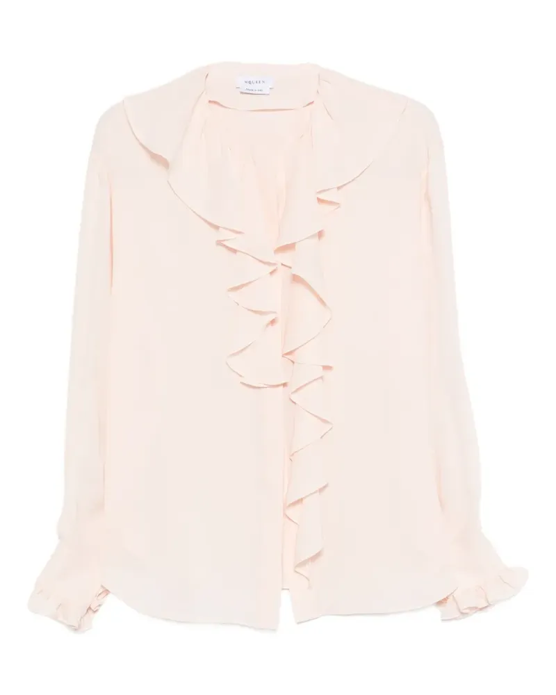 Alexander McQueen ruffled shirt - Rosa Rosa