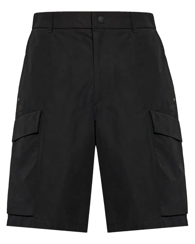 Moncler Klassische Cargo-Shorts - Schwarz Schwarz