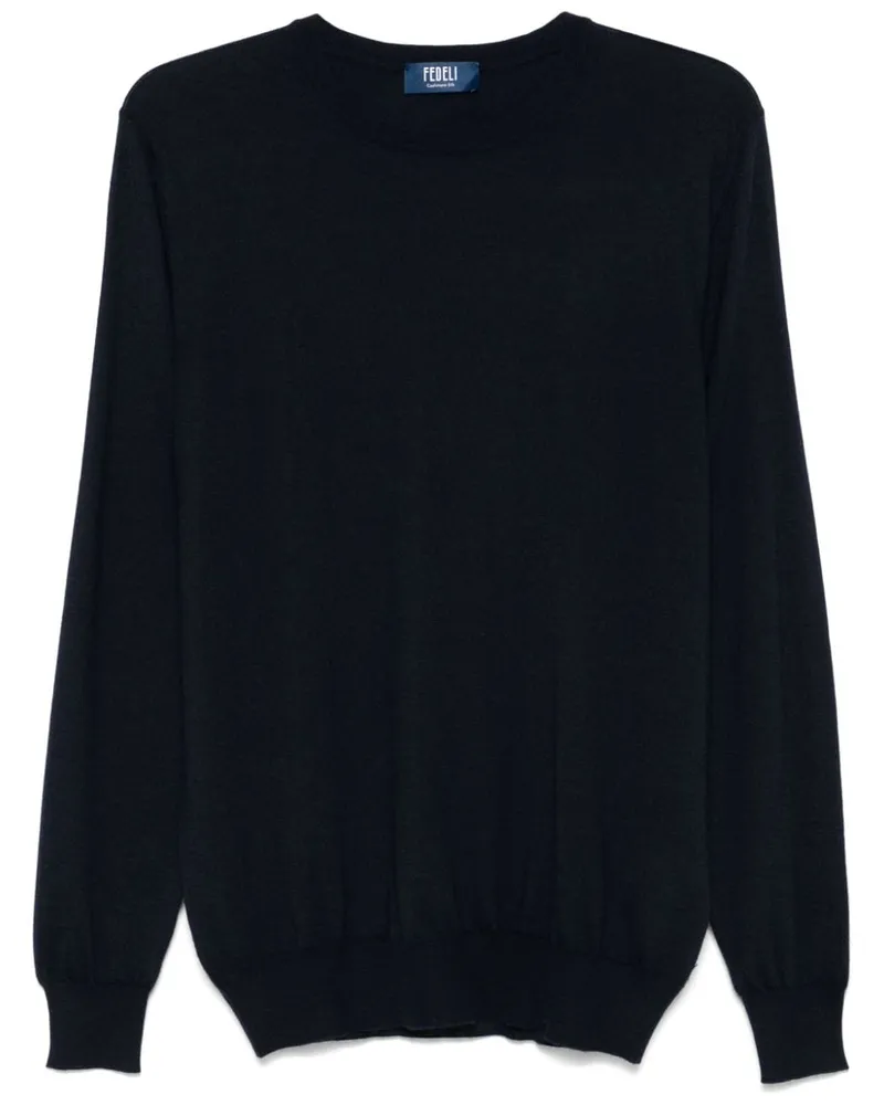 Fedeli Seta Pullover - Blau Blau