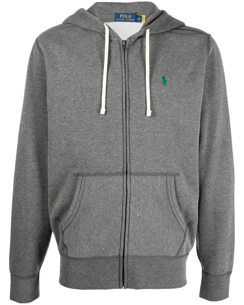 Ralph Lauren cotton-blend front-zip hoodie - Grau Grau