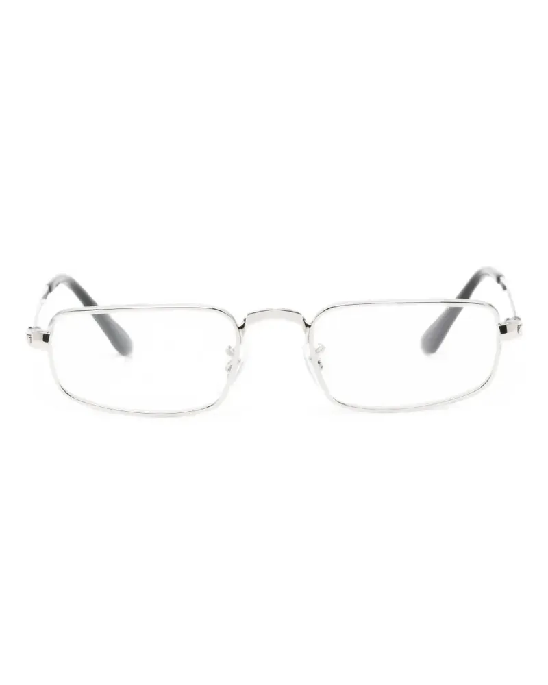 Ray Ban Brille mit eckigem Gestell - Silber Silber