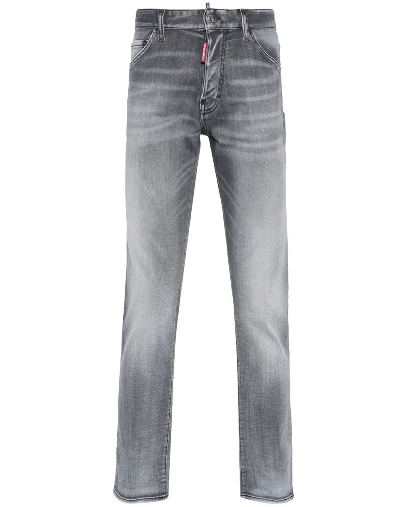 Dsquared2 Cool Guy Jeans in Distressed-Optik - Schwarz Schwarz