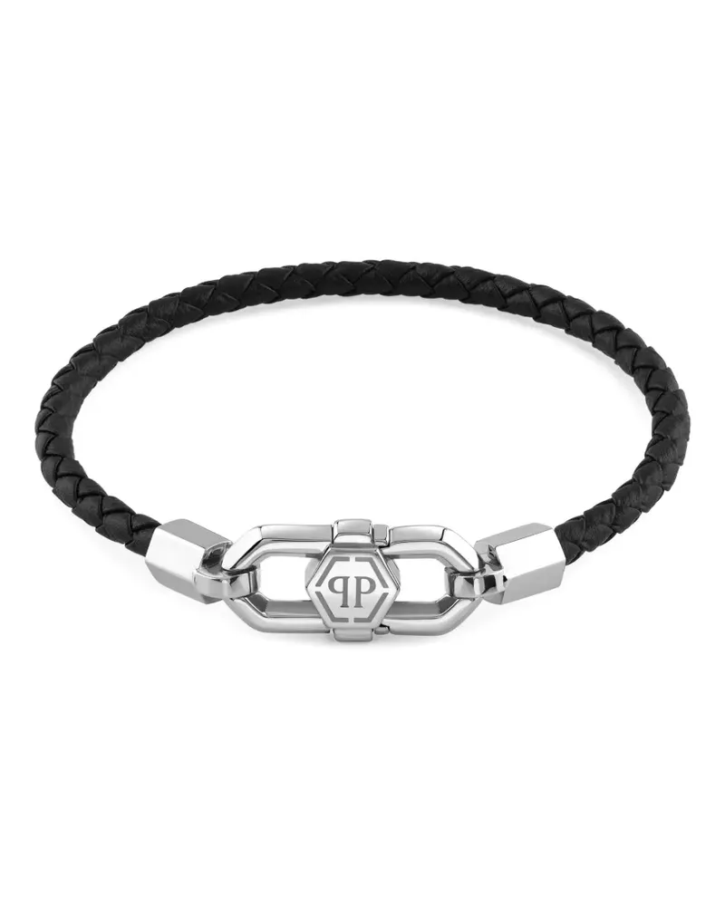 Philipp Plein Armband aus Edelstahl - Schwarz Schwarz