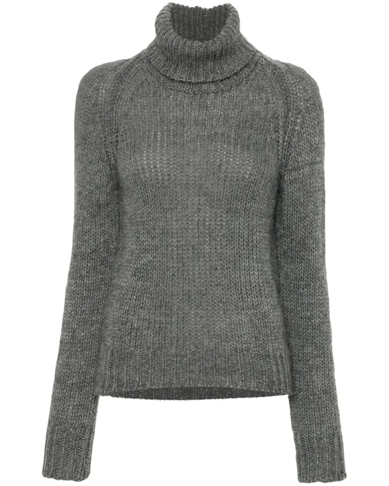 N° 21 Pullover mit Cut-Out - Grau Grau