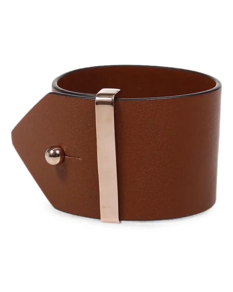 Max Mara Tavola Lederarmband - Braun Braun