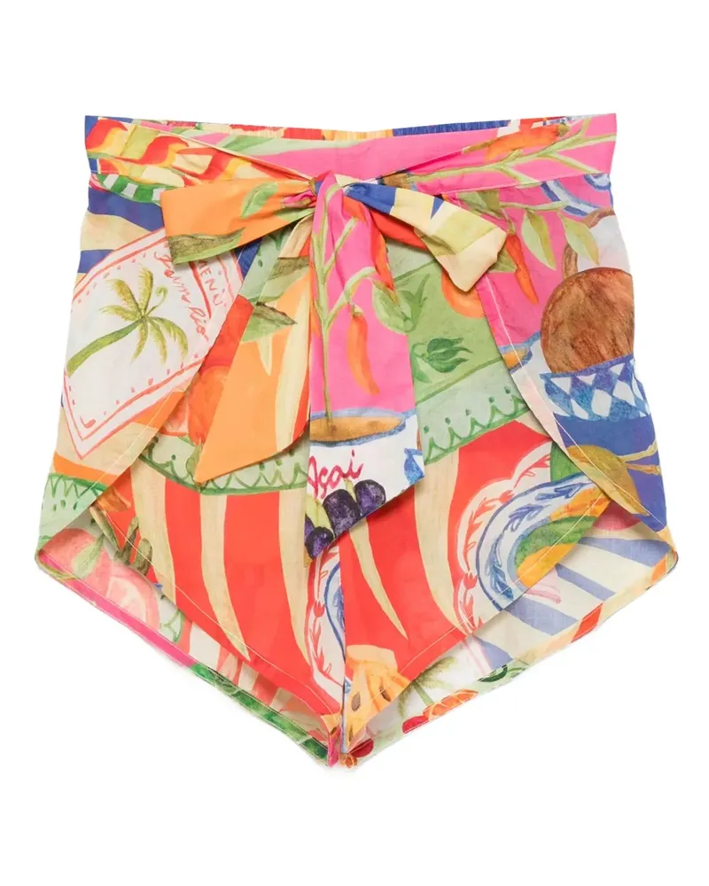 FARM Rio Summer Picnic Shorts - Rot Rot