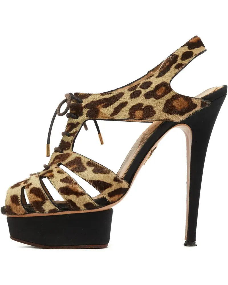 Charlotte Olympia 2024 Plateau-Sandalen 150mm - Braun Braun