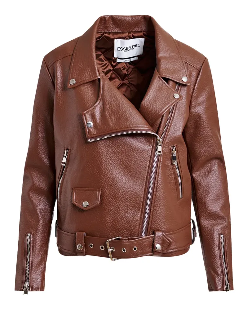 Essentiel belted jacket - Braun Braun