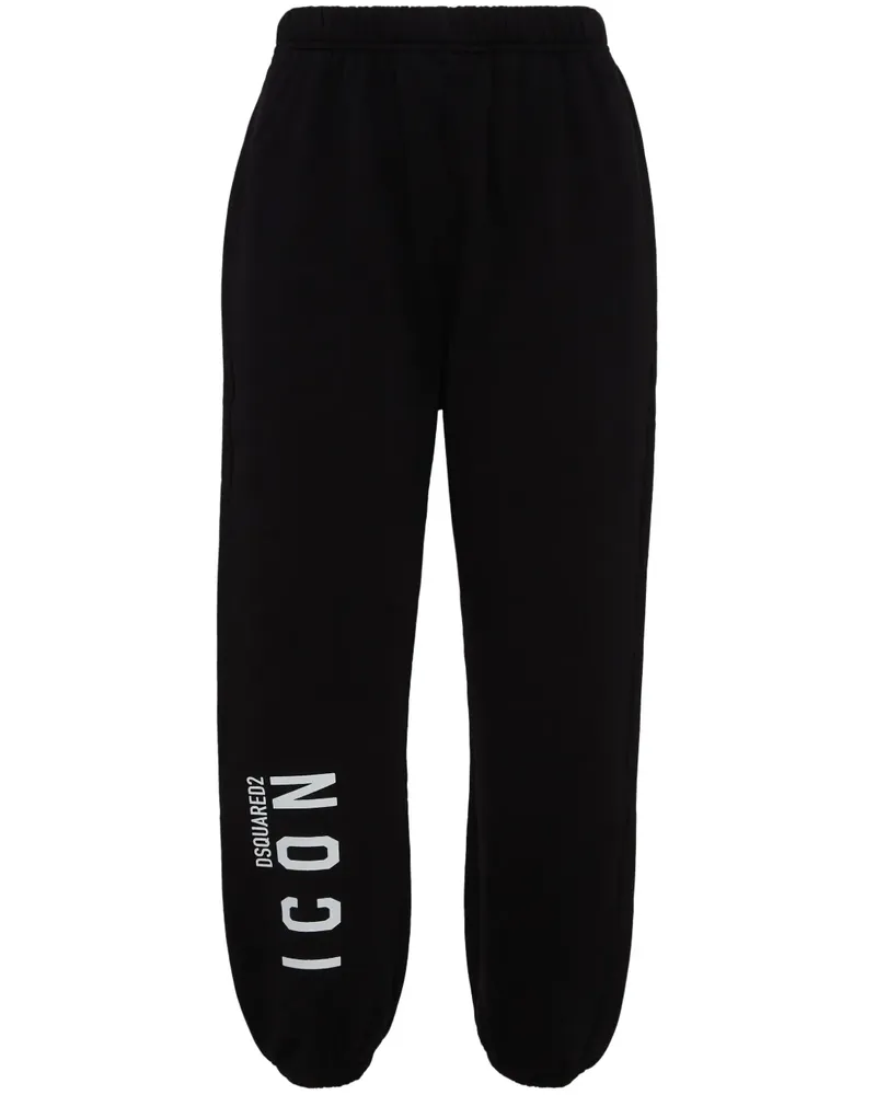 Dsquared2 Jogginghose mit Logo-Print - Schwarz Schwarz