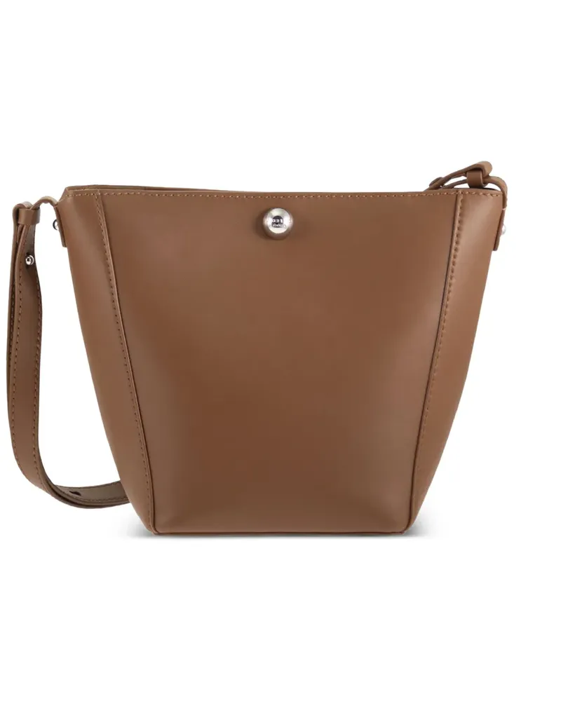 Max Mara Schultertasche aus Leder - Braun Braun