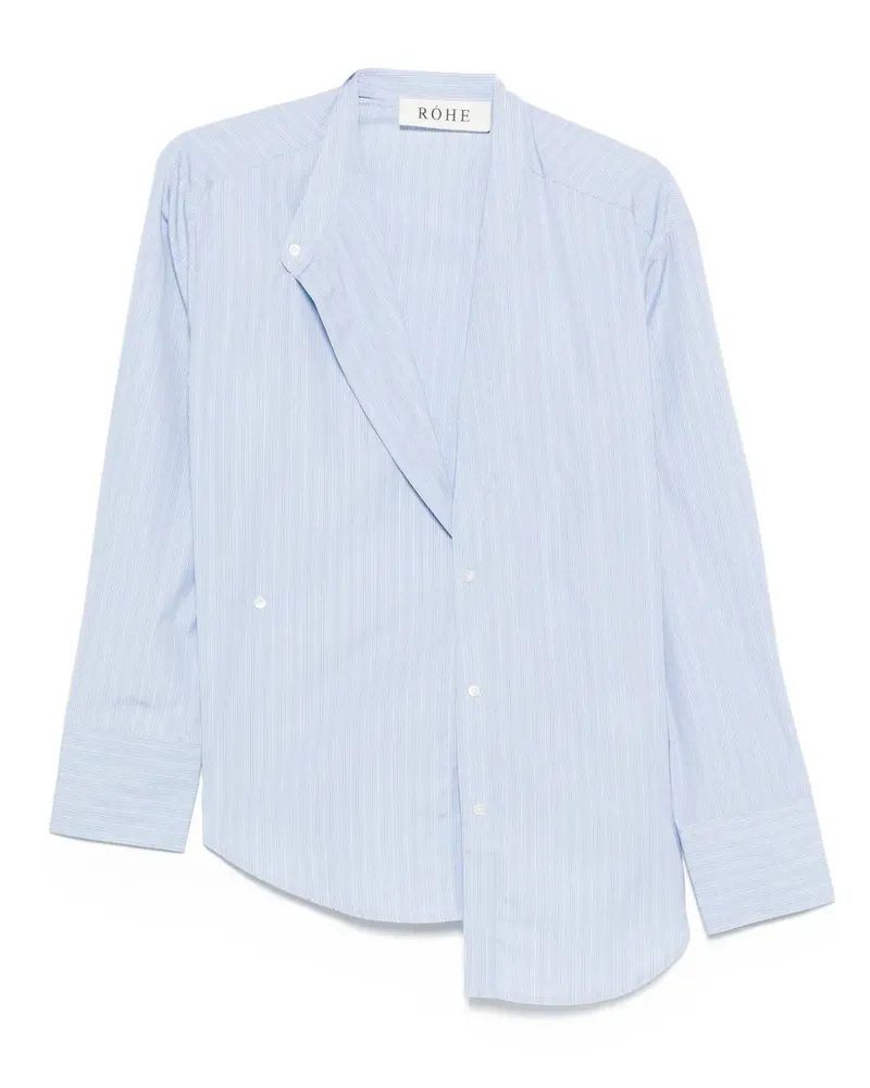 Róhe Asymmetrisches Hemd mit Streifen - Blau Blau