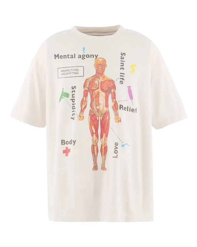 SAINT MXXXXXX graphic-print T-shirt - Weiß Weiß