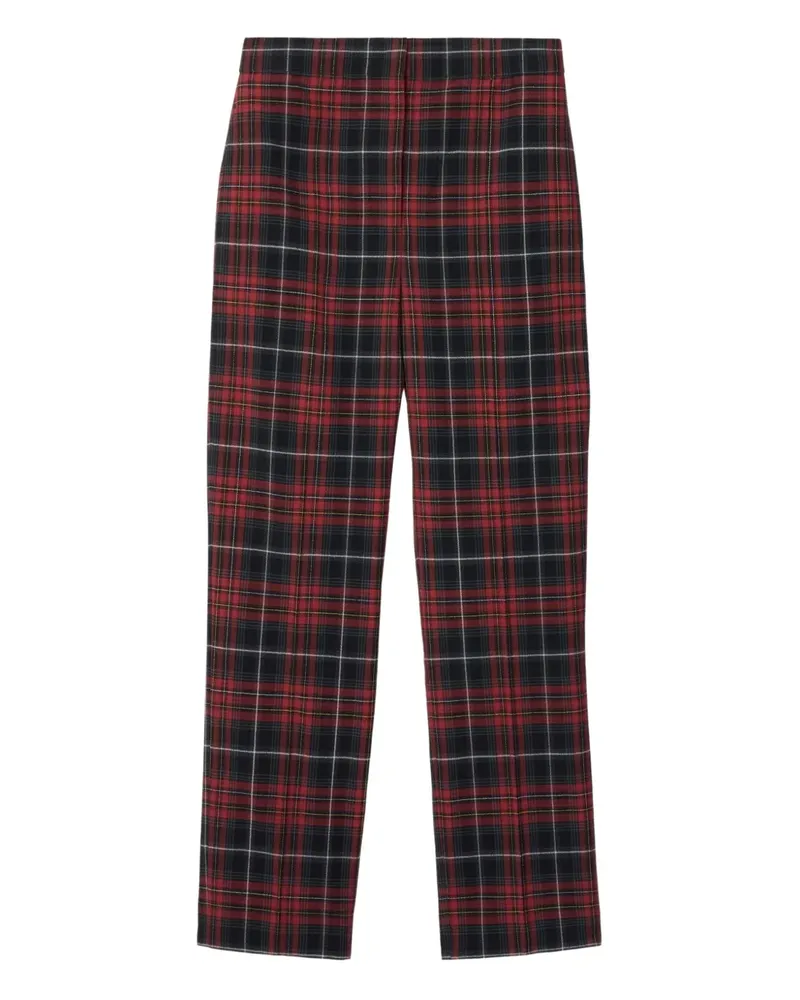 Burberry Karierte Hose - Rot Rot