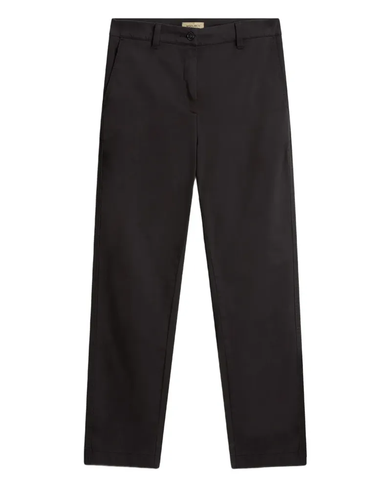Woolrich Canvas-Hose mit Reißverschluss - Schwarz Schwarz