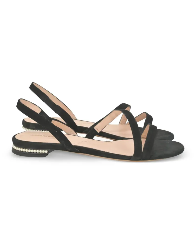 Nicholas Kirkwood Casati Sandalen mit Perlen - Schwarz Schwarz