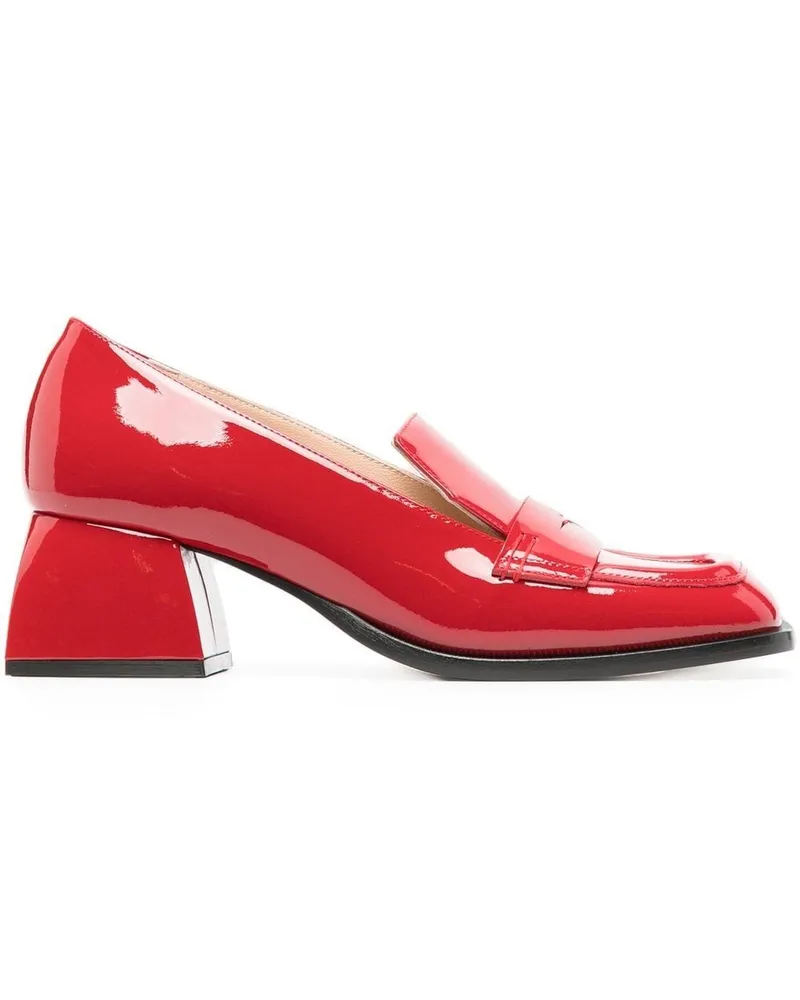 NODALETO Bulla Cara Loafer 45mm - Rot Rot