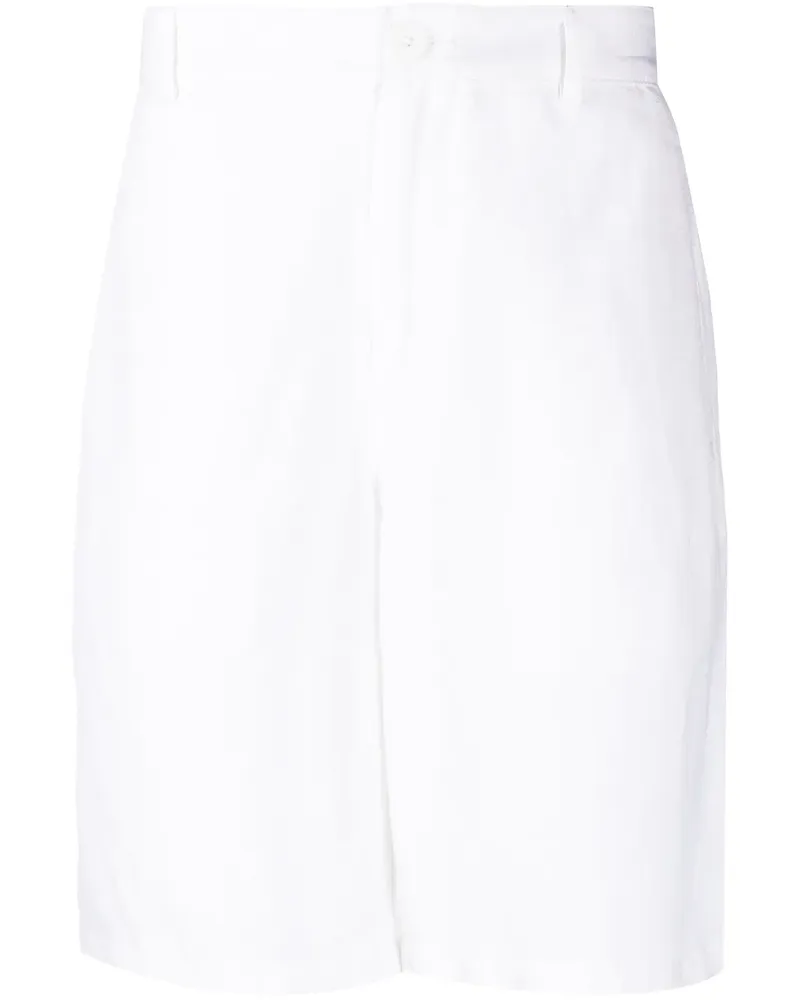 Armani Exchange Bermudas aus Leinen - Weiß Weiß