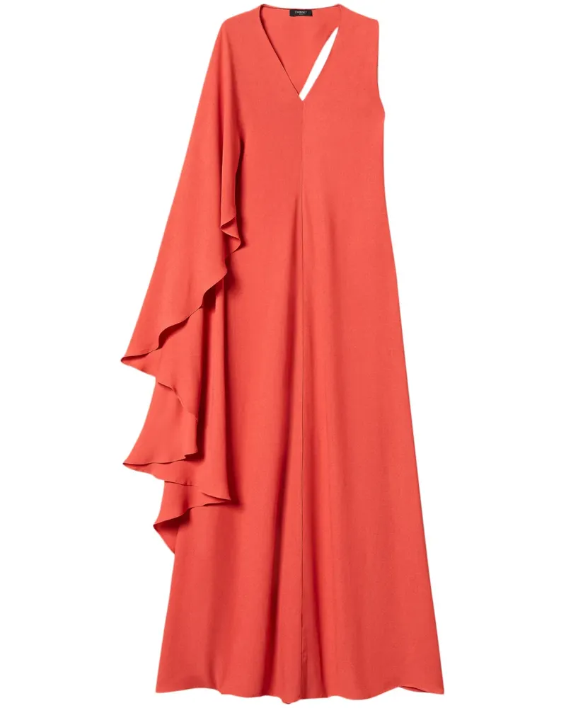 Twin-Set Kleid im Cape-Design - Rot Rot