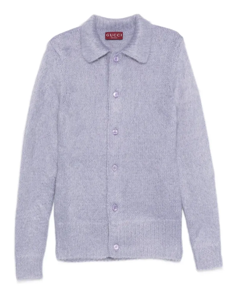 Gucci Cardigan mit Knopfleiste - Violett Violett