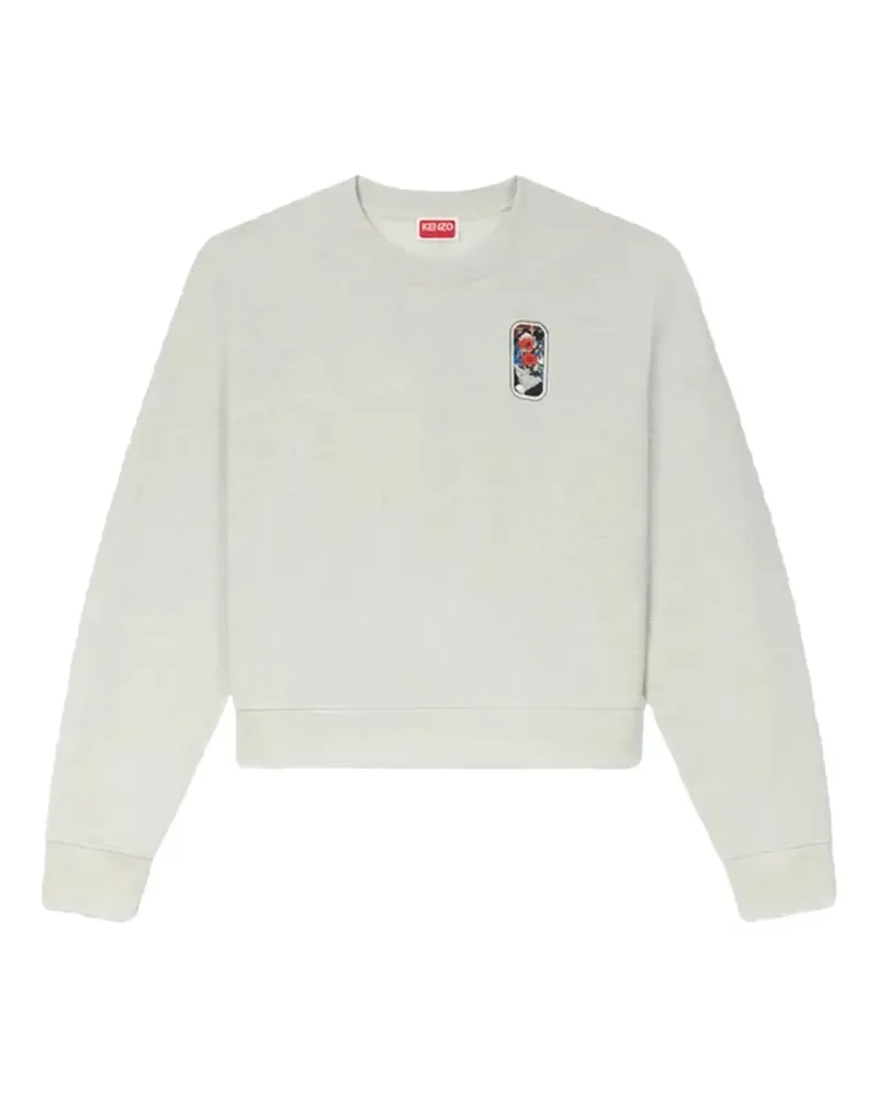 Kenzo Sweatshirt mit grafischem Print - Grau Grau