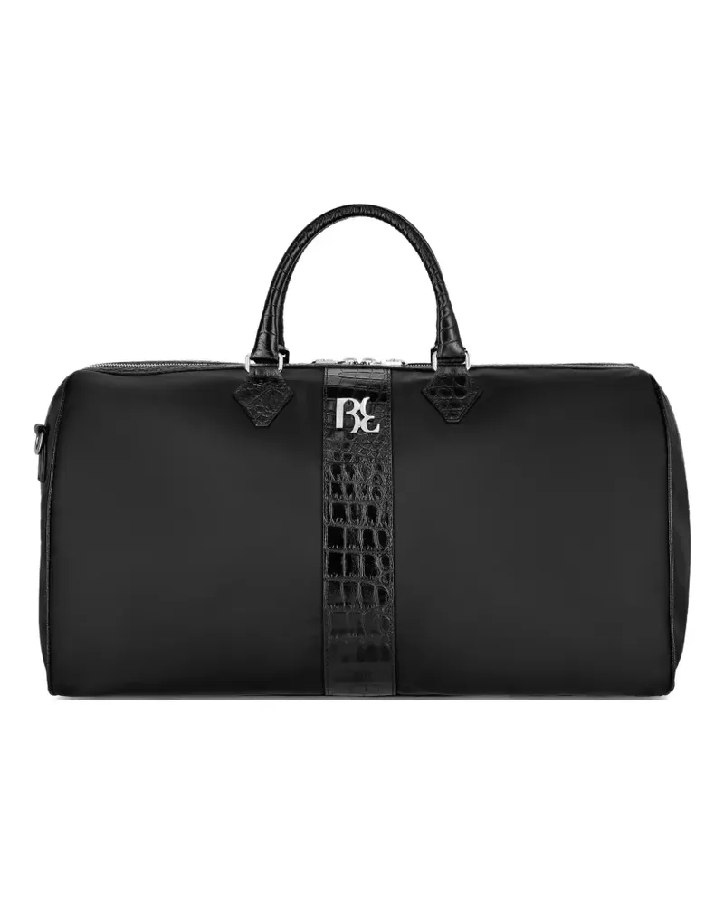Billionaire Reisetasche mit Kroko-Effekt - Schwarz Schwarz