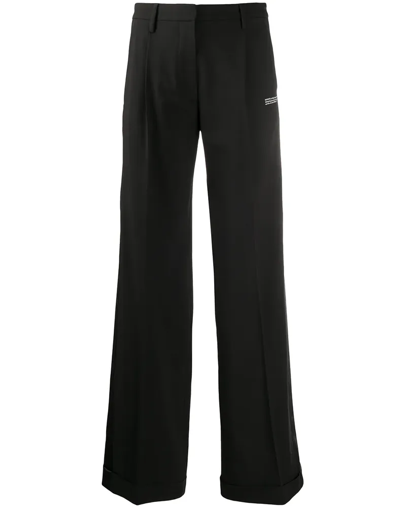 OFF-WHITE Gerade Hose - Schwarz Schwarz