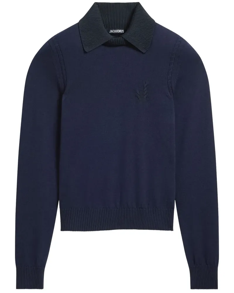 Jacquemus La Maille Tricot Pullover - Blau Blau