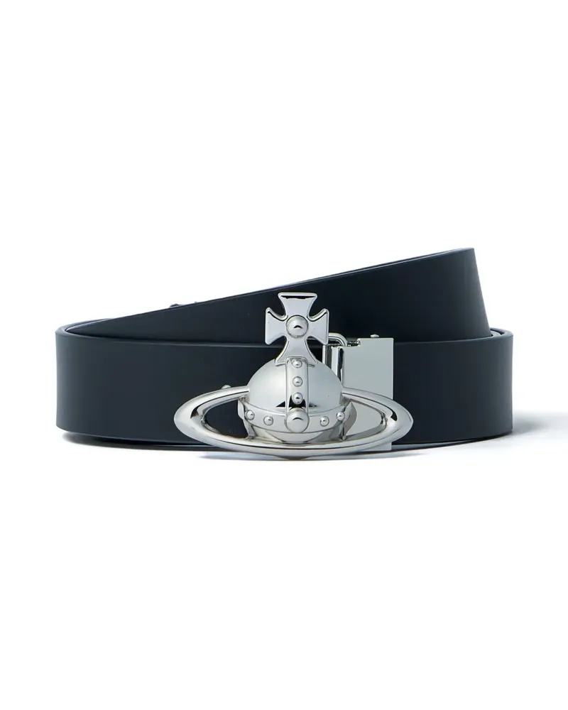 Vivienne Westwood Gürtel mit Orb-Schnalle - Schwarz Schwarz