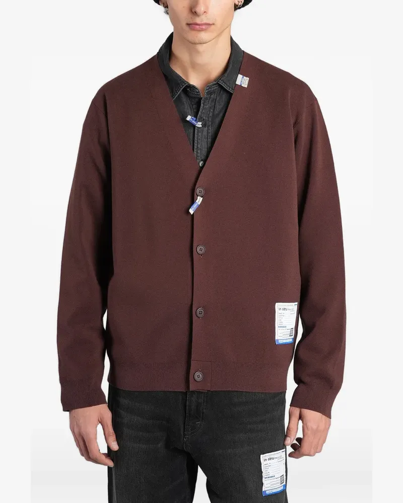 MIHARAYASUHIRO Milan-rib cardigan - Braun Braun