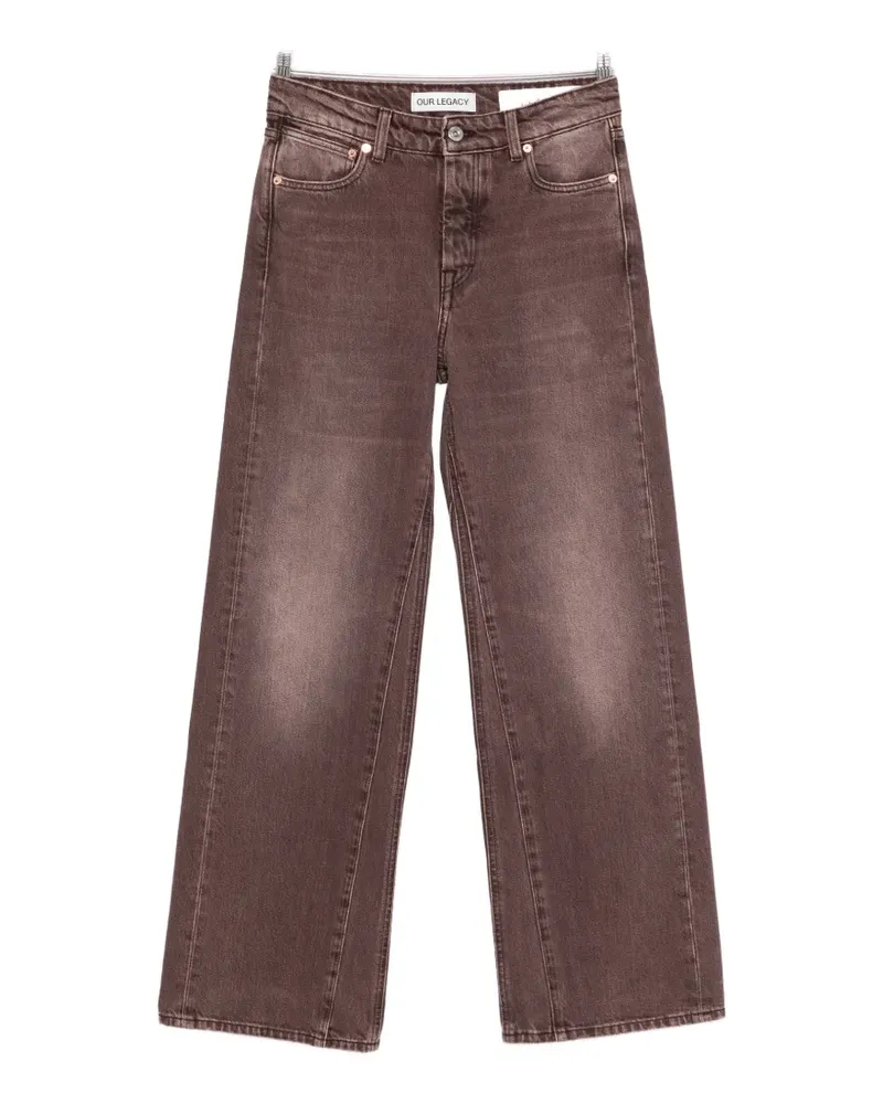 Our Legacy straight-leg treble cut jeans - Braun Braun