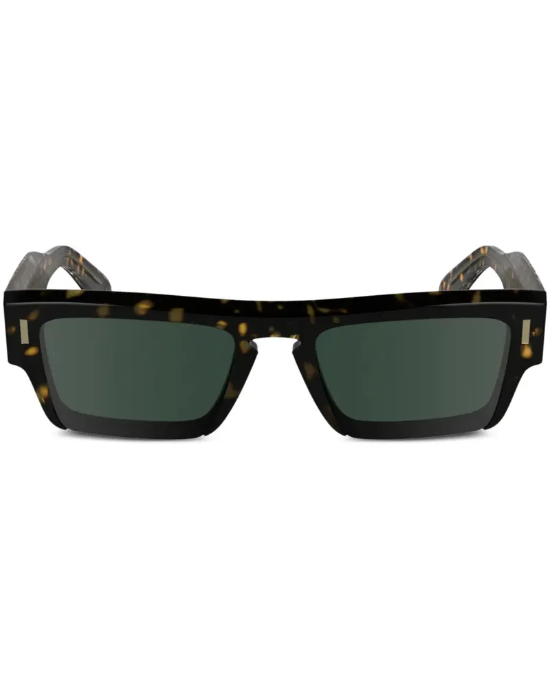 Calvin Klein Sonnenbrille mit eckigem Gestell - Braun Braun