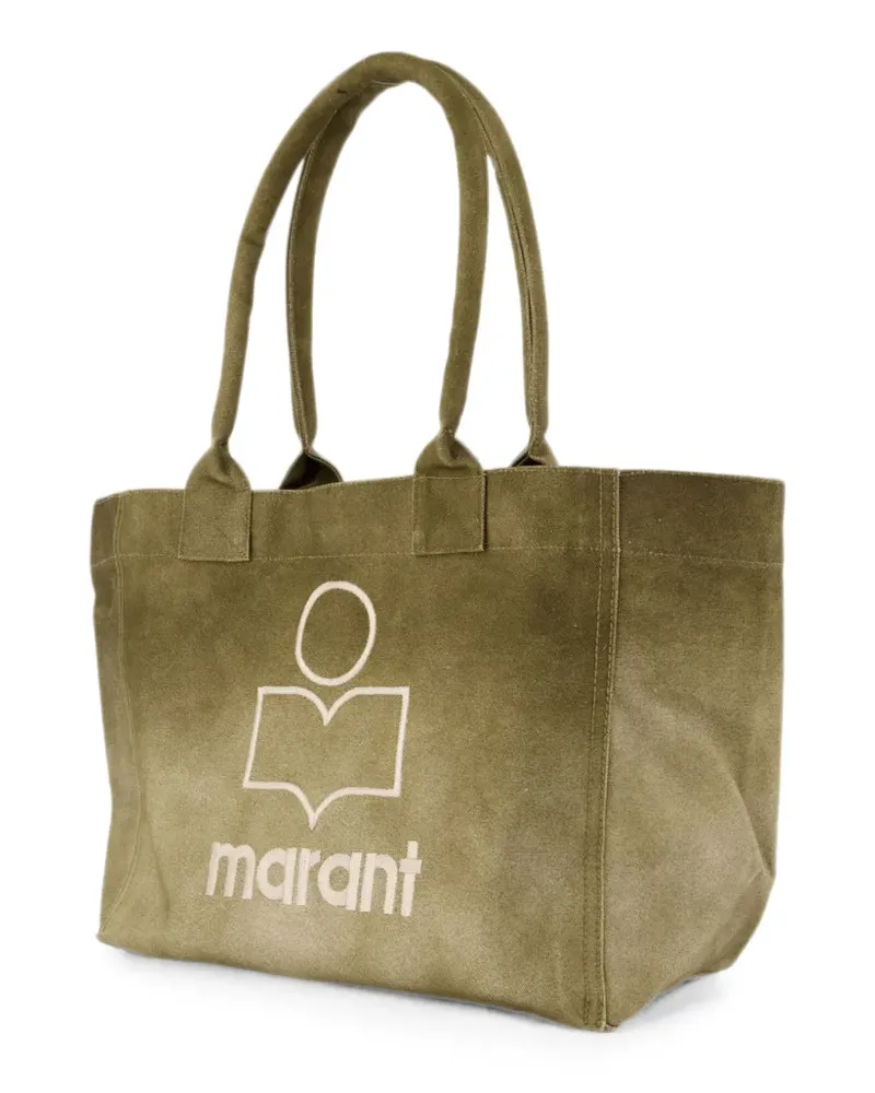 Isabel Marant Yenky logo-print tote bag - Grün Grün