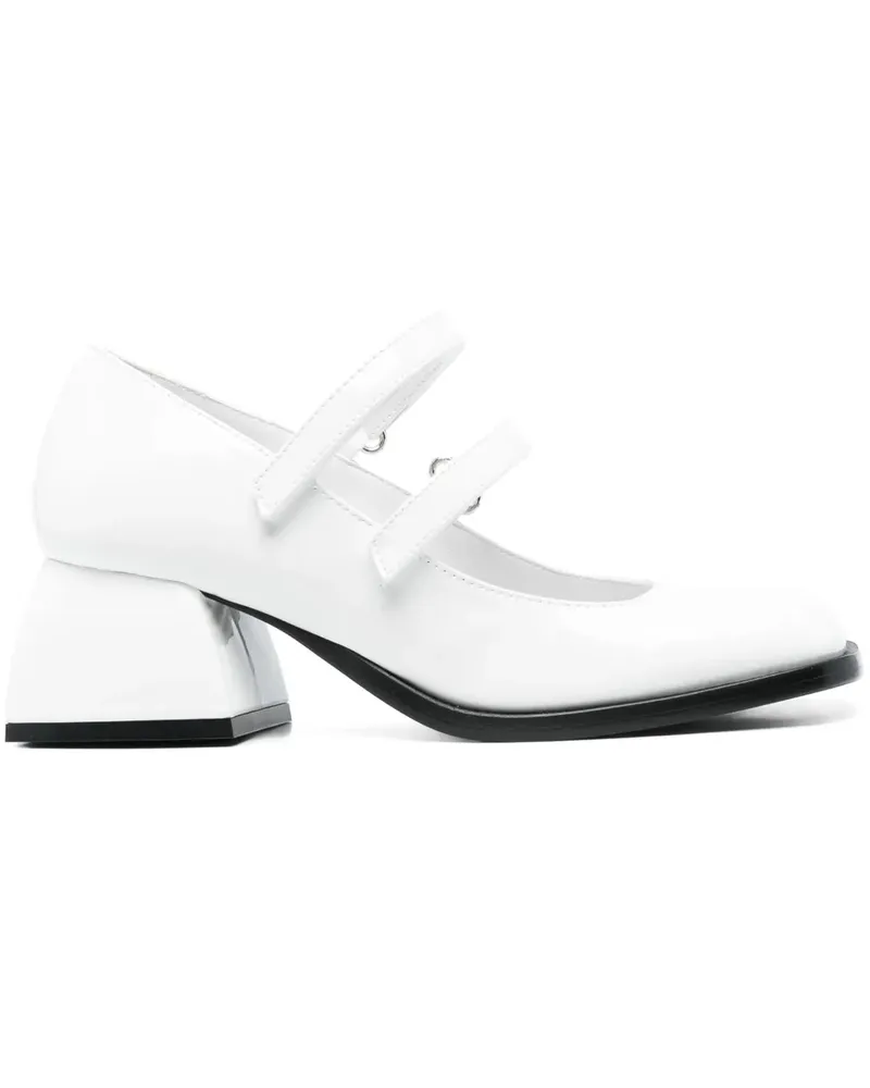 NODALETO Bacara Mary-Janes - Weiß Weiß